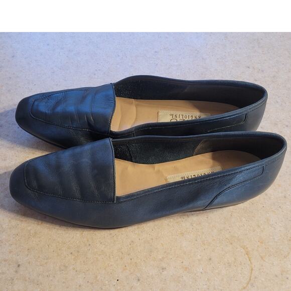 Vntg Y2K Enzo Angiolini Leather Loafers 7.5 Vero Cuoio Sole Old Money Quietlux - Picture 8 of 10